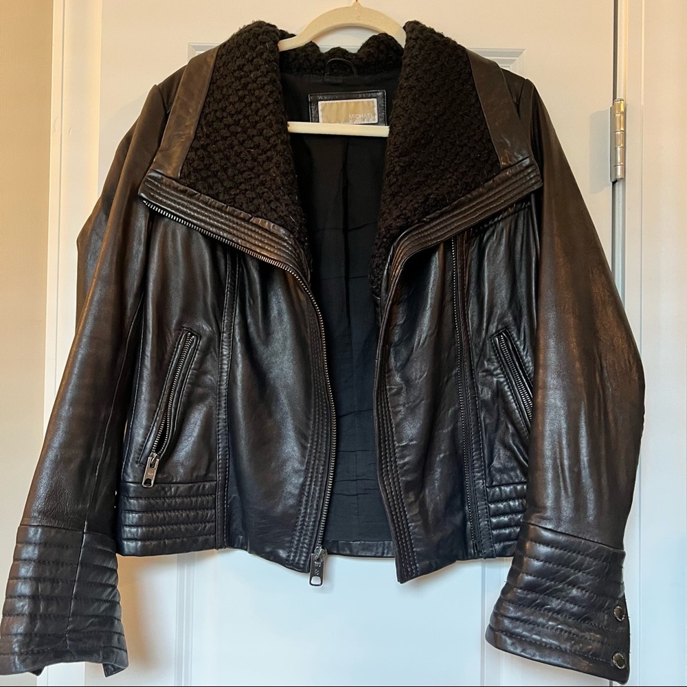 Michael Kors Leather Jacket